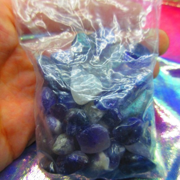 Amethyst Tumbled 5 Ounce Grid Set - Picture 2 of 7